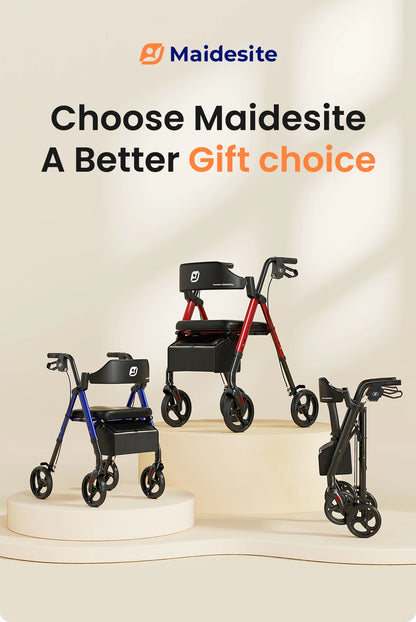 Foldable Walker With Seat